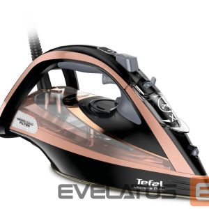 Glūdeklis TEFAL  Steam Iron FV9845 3200 W, Water tank capacity 350 ml, Continuous steam 60 g/min, Black/Rose Gold 