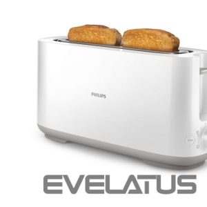 Tosters Philips  Toaster HD2590/00 Daily Collection Power 870-1030 W, Number of slots 2, Housing material Plastic, White 