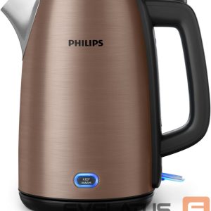 Tējkanna Philips  Kettle HD9355/92 Viva Collection Electric,  1740-2060 W, 1.7 L, Stainless steel, 360° rotational base, Copper 