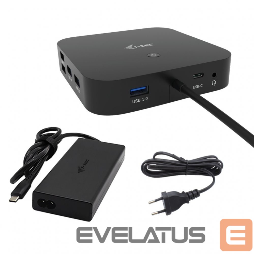 Datortehnikas aksesuāri I-TEC I-TEC USB-C HDMI Dual DP Docking Station