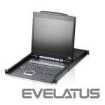 Serveru  - Citi piederumi Aten  CL1308N-ATA-AG 8-Port PS/2-USB VGA 19" LCD KVM Switch 