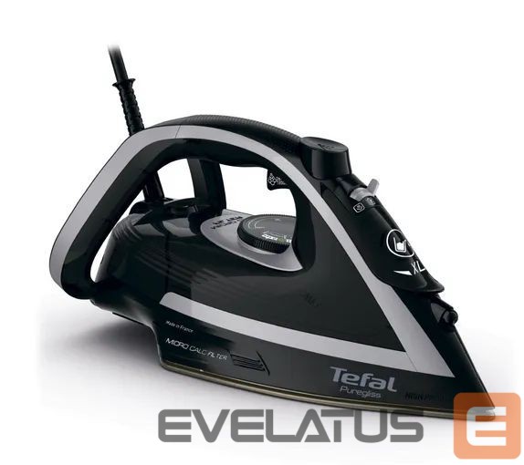 Glūdeklis TEFAL FV8062 Puregliss Iron , Black/Grey |