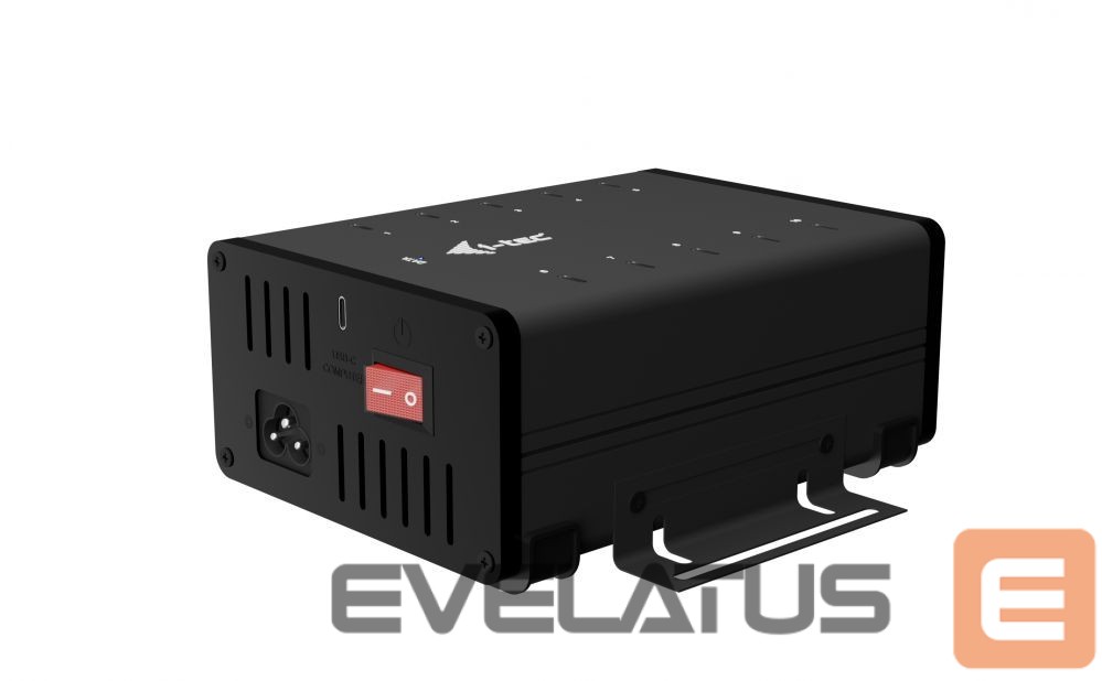 Datortehnikas aksesuāri I-TEC I-TEC USB-C/USB-A Charging HUB 10 Port