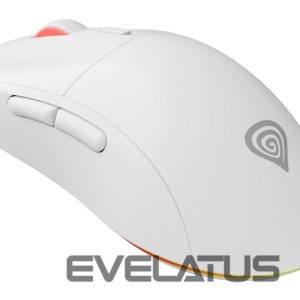 Datora pele Genesis  Zircon XIII Custom | Wireless | Gaming Mouse | 2.4 GHz, USB | White 