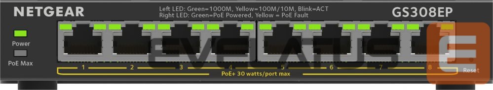 Tīkla iekārtas Netatmo NETGEAR 8PT GE Plus Switch W/POE+
