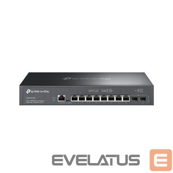 Nevadāms centrmezgls TP-Link NET SWITCH 8PORT 1000M 2SFP+/OMADA SG3210X-M2