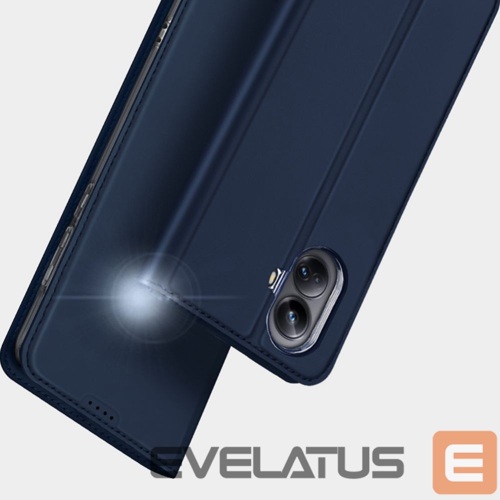 Aizmugurējais vāciņš Dux Ducis Dux Ducis Skin Pro Case For Realme 10 5G / Realme 9i 5G Cover Flip Card Wallet Stand Black
