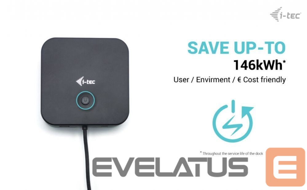 Datortehnikas aksesuāri I-TEC I-TEC USB-C HDMI Dual DP Docking Station