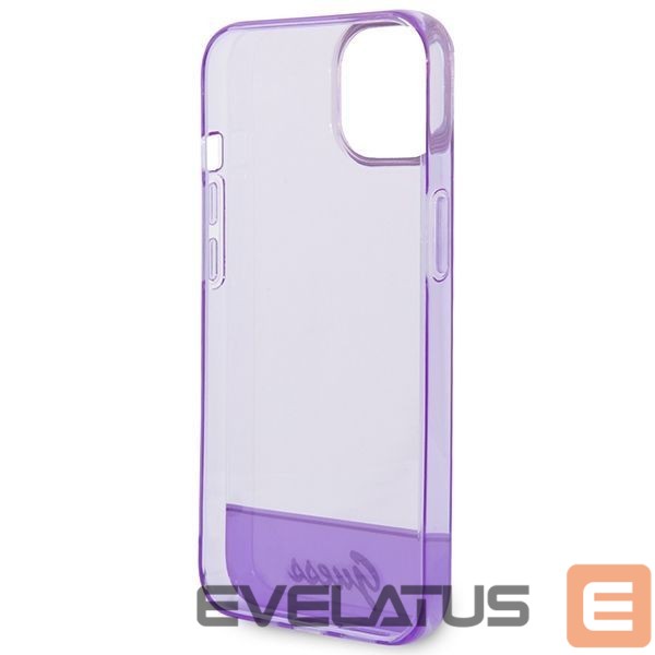 Aizmugurējais vāciņš Guess Guess Translucent iPhone 14 6.1" Case - Purple