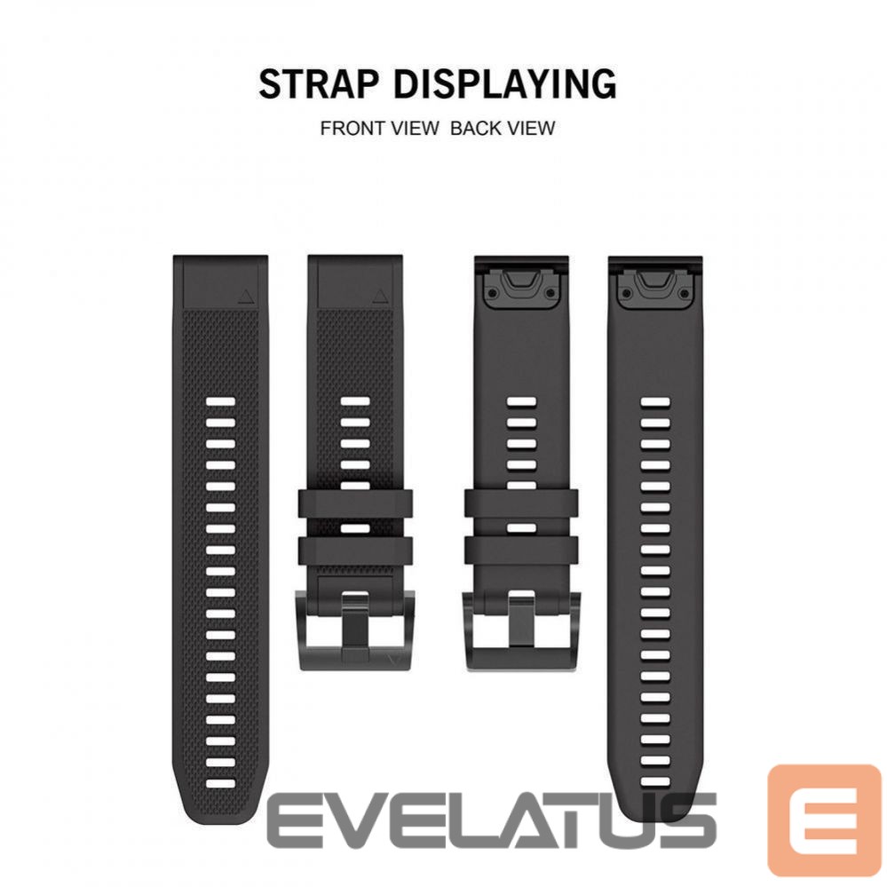Siksniņa Tech-Protect Tech-Protect Smooth case for Garmin Fenix 5 / 6 / 6 Pro / 7 - black
