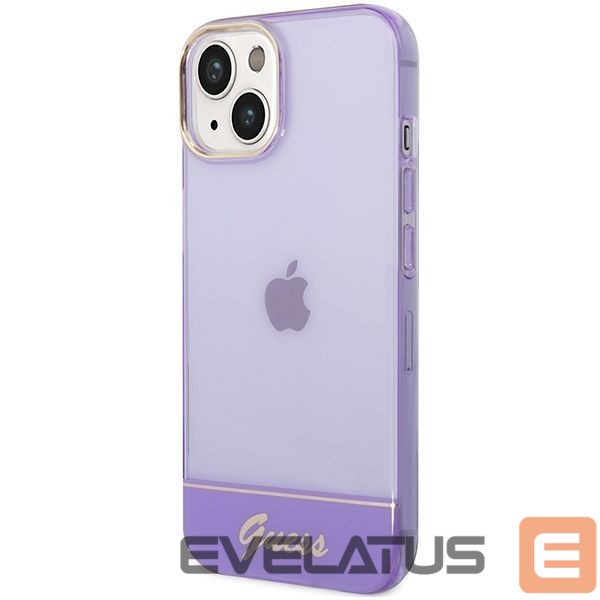 Aizmugurējais vāciņš Guess Guess Translucent iPhone 14 6.1" Case - Purple