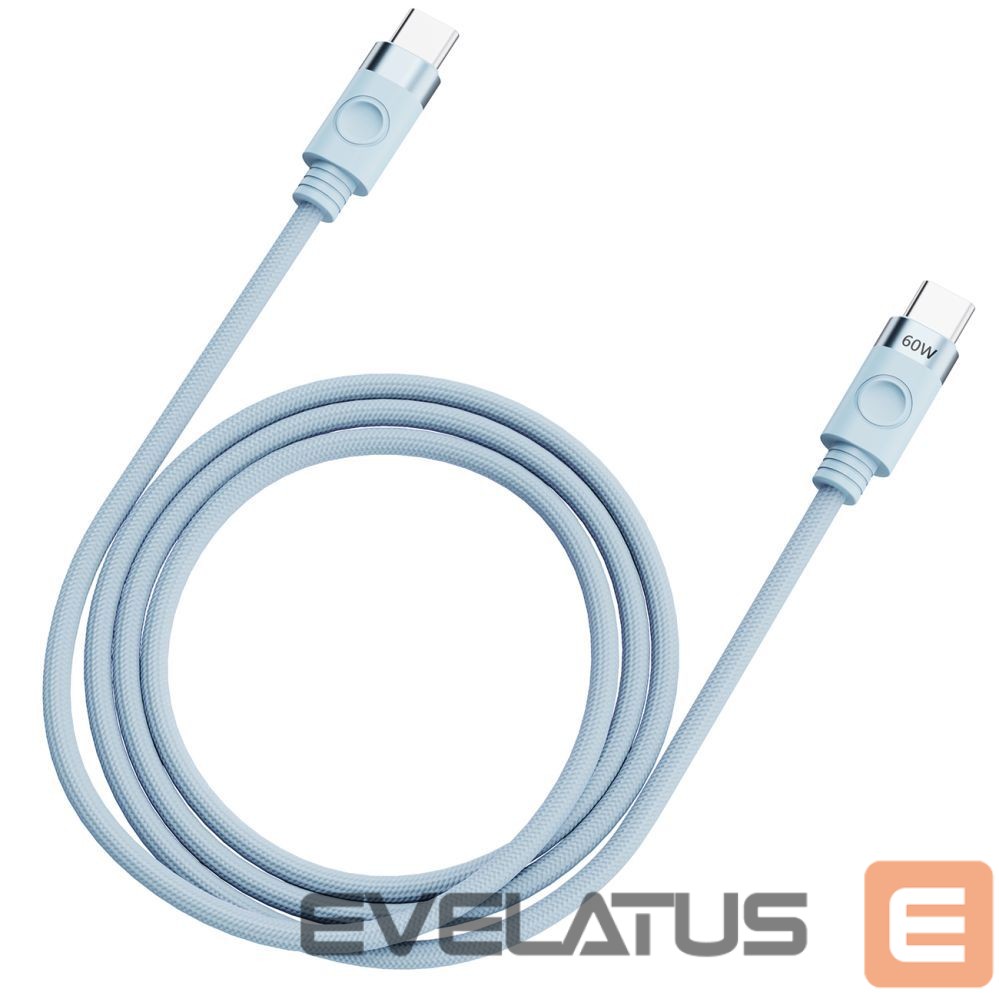 Kabelis Orico Orico CDX 60W 3A Power Delivery USB-C - USB-C cable 1m - blue