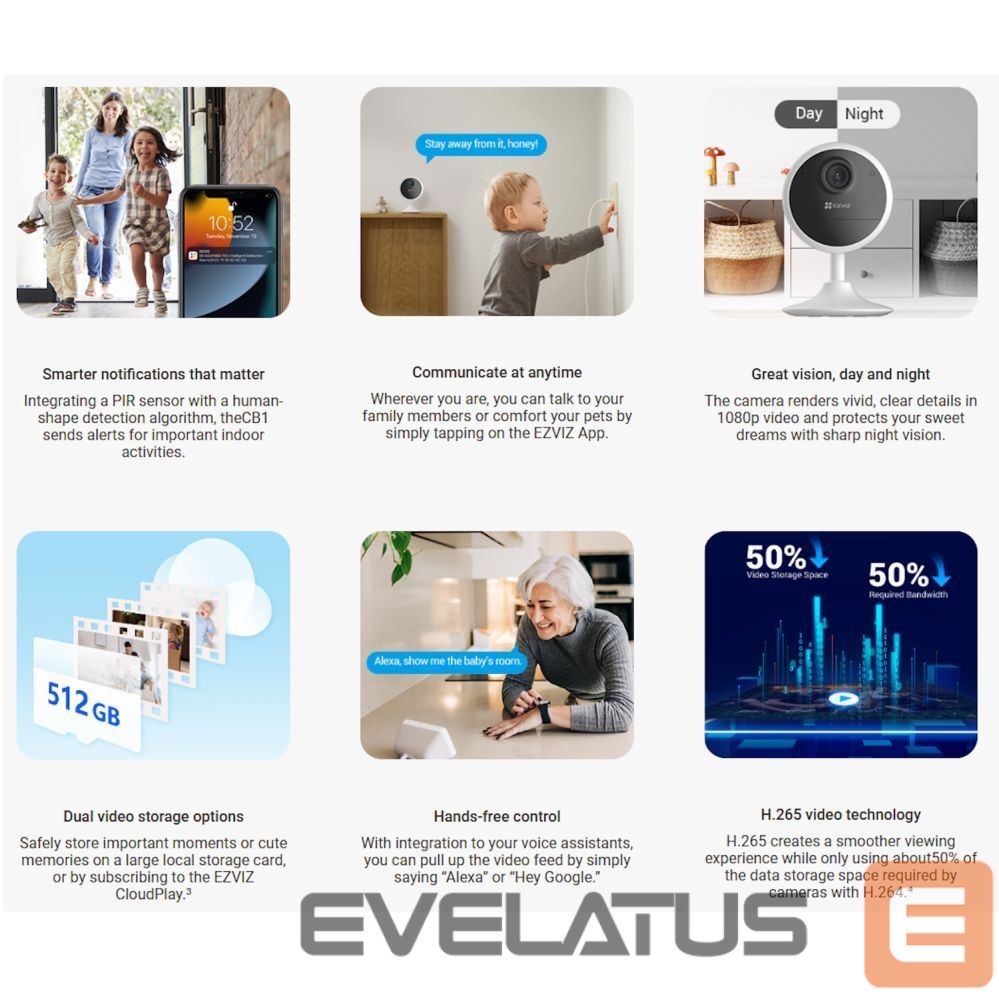 Video kamera EZVIZ CB1 1080p IP Wi-Fi CS-CB1-R100-1K2WF