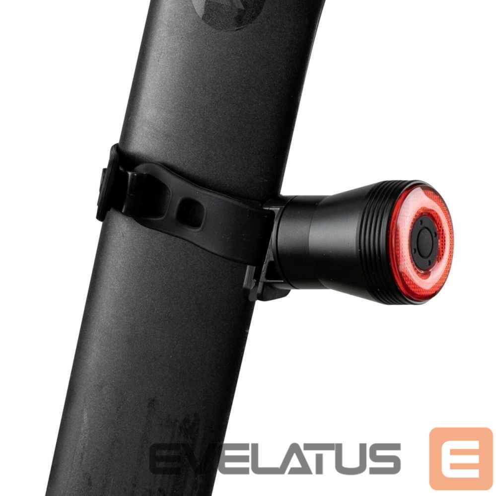 Piederums velosipēdiem Rockbros Rockbros Q5 Rear Bike Light with Intelligent Stop System - Black