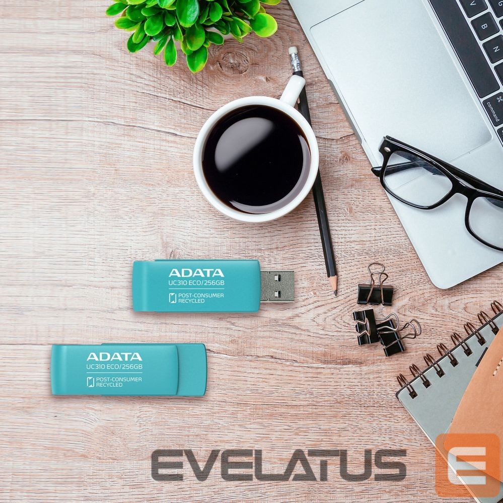 Zibatmiņa ADATA UC310 ECO 256GB USB Flash Drive