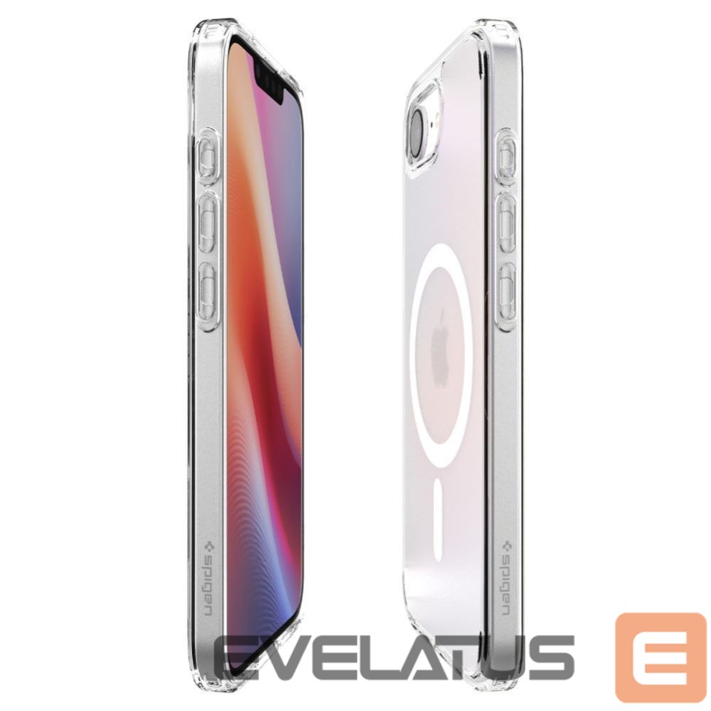 Aizmugurējais vāciņš Spigen Spigen Ultra Hybrid MagSafe iPhone 16e Case - White, Translucent