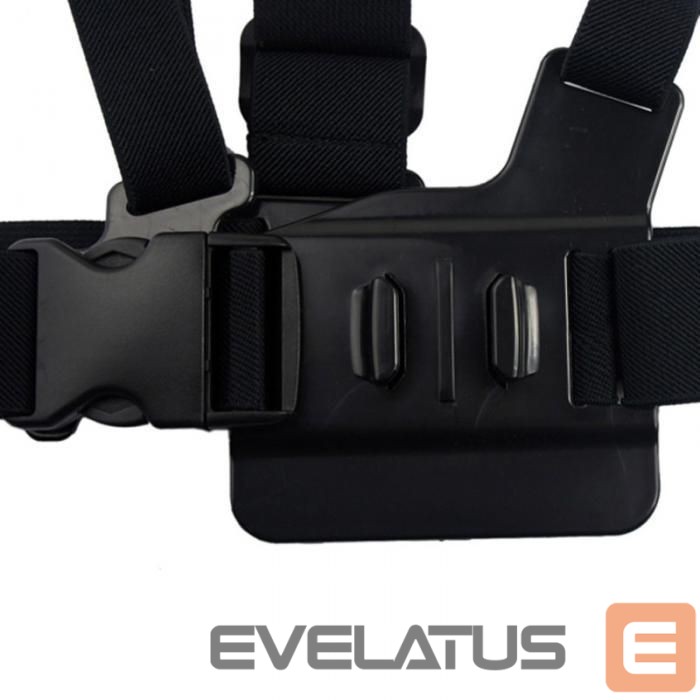 Foto un video aksesuārs Hurtel Chest Mount - Chest Harness for GoPro SJCAM Sports Cameras - Black