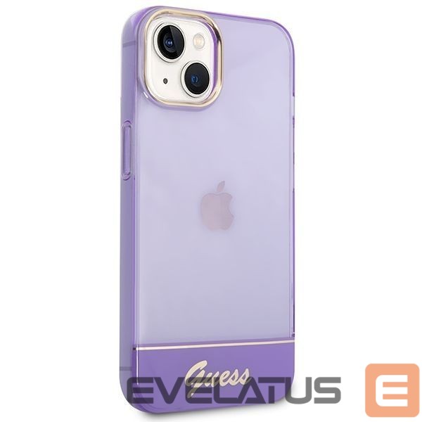 Aizmugurējais vāciņš Guess Guess Translucent iPhone 14 6.1" Case - Purple