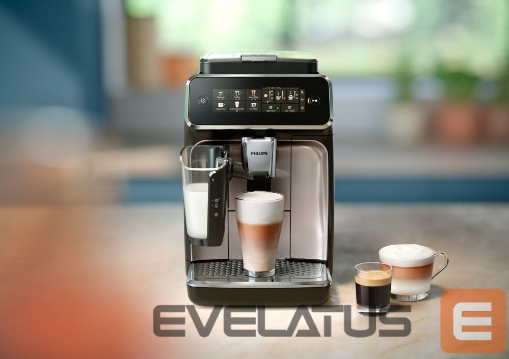 Cita mazā sadzīves tehnika Philips Espresso Coffee Maker | EP3347/90 | Pump pressure 15 bar | Built-in milk frother | Fully automatic | 1500 W | Black