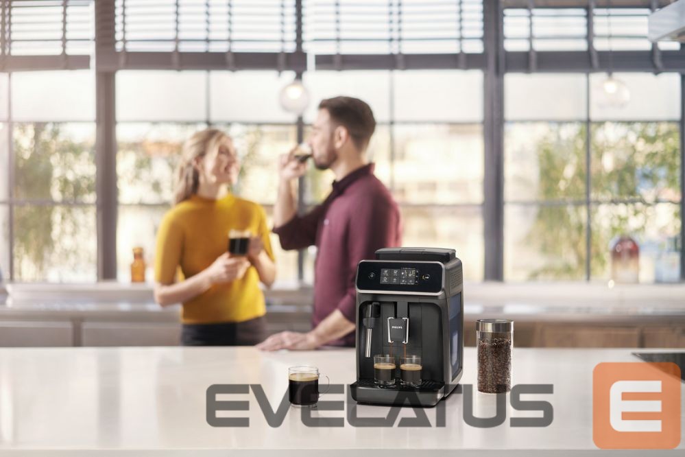Cita mazā sadzīves tehnika Philips Coffee Maker | EP2220/10 | Pump pressure 15 bar | Built-in milk frother | Fully automatic | 1500 W | Black