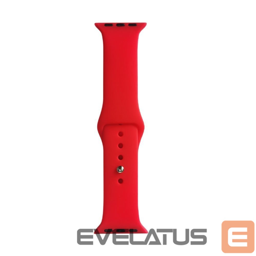 Siksniņa Evelatus Evelatus Watch 38/40/41mm Silicone Loop Watch Straps (132mm M/L) Red