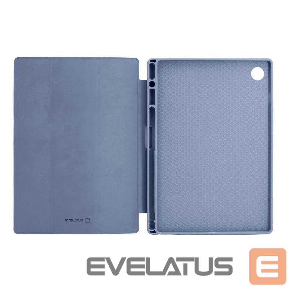 Maciņš grāmata Evelatus Galaxy Tab A8 10.5 Tablet case with imitate microfiber inside Lavender Gray