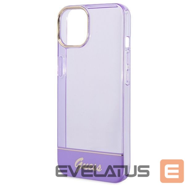 Aizmugurējais vāciņš Guess Guess Translucent iPhone 14 6.1" Case - Purple