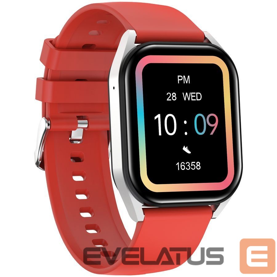 Viedpulksteni Canyon CANYON smart watch Chatter SW-58 BT-CALL Silver Red