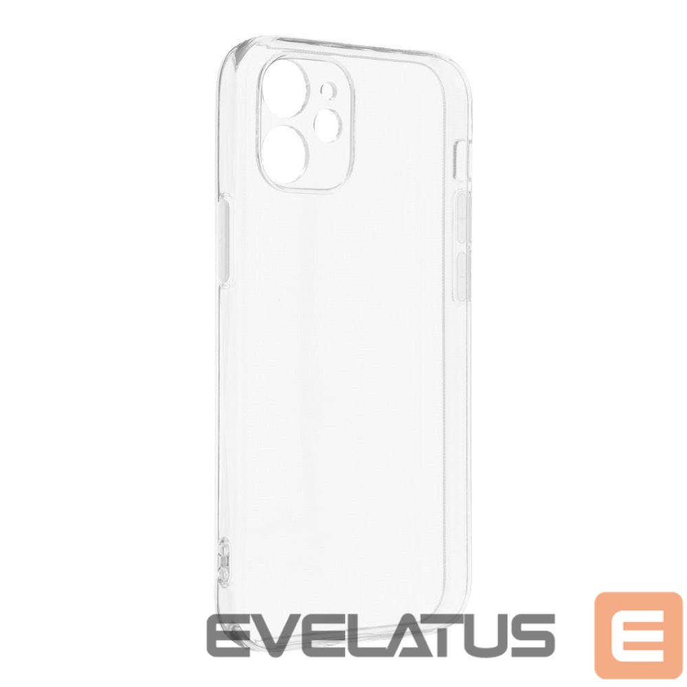 Aizmugurējais vāciņš OEM Case for iPhone 12 Mini Clear Case 2 mm (camera protection) transparent