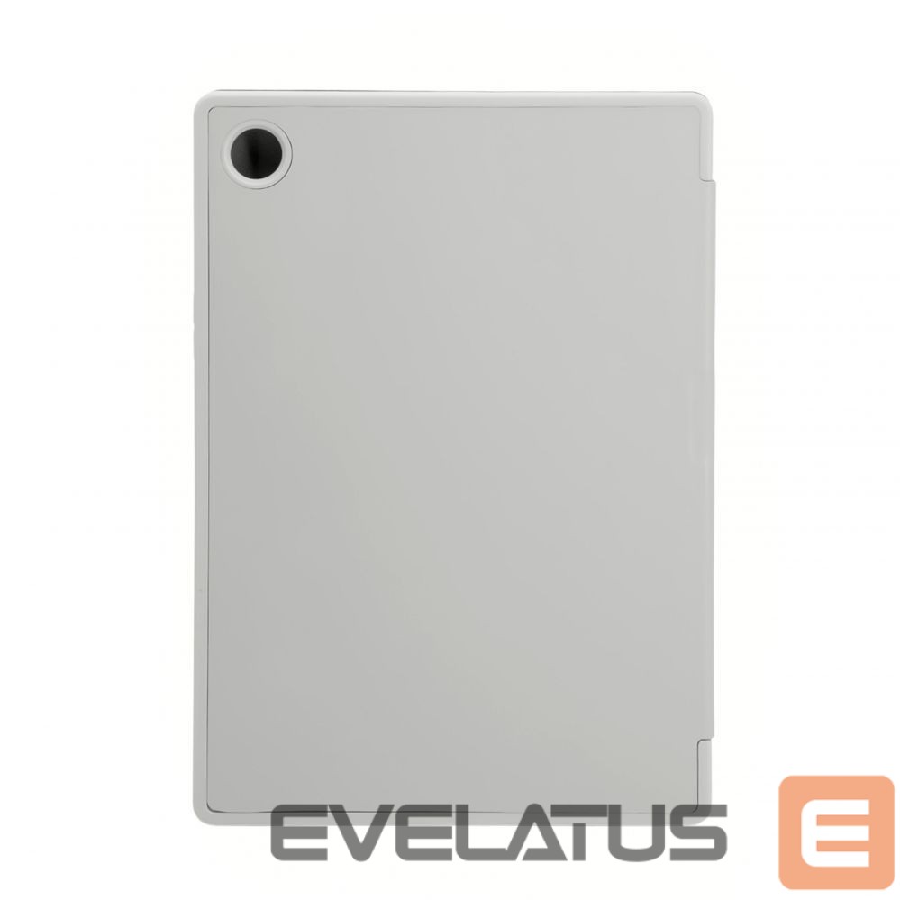 Maciņš grāmata Evelatus Galaxy Tab A8 10.5 (2021) with imitate microfiber inside Silver
