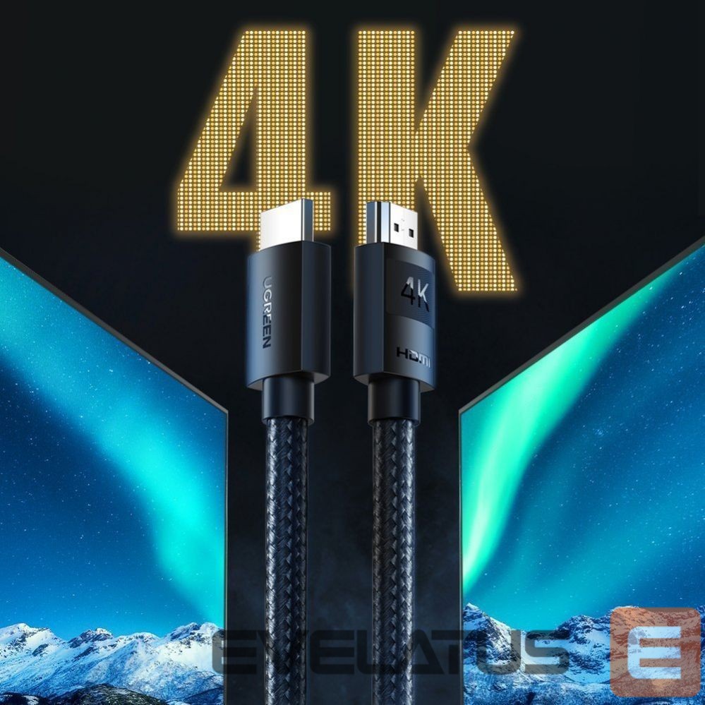 Kabelis Ugreen Ugreen HDMI cable 2.0 4K 2m black (HD119 40101)
