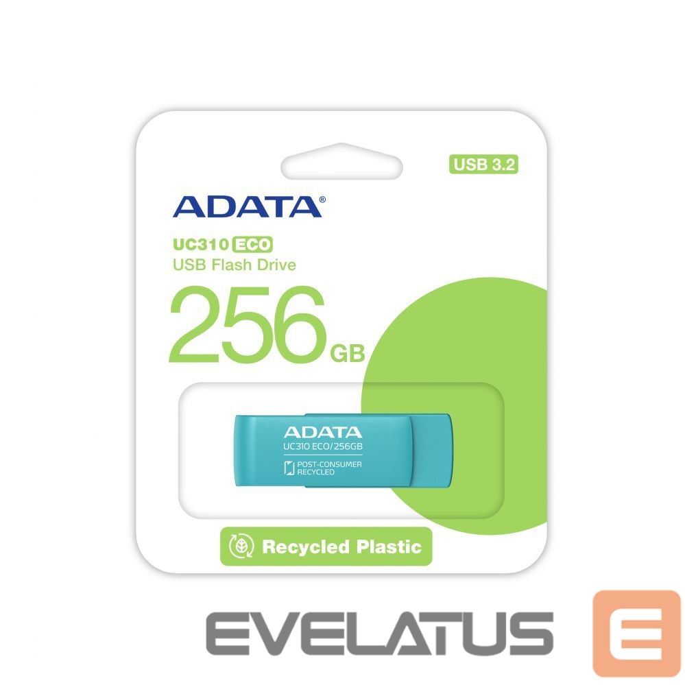 Zibatmiņa ADATA UC310 ECO 256GB USB Flash Drive