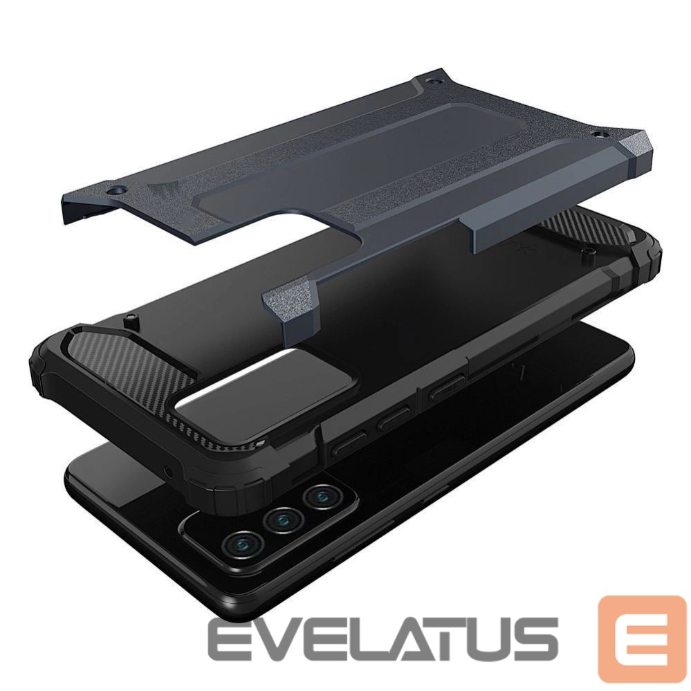Aizmugurējais vāciņš Hurtel Hybrid Armor Case for Samsung Galaxy A36 - Silver