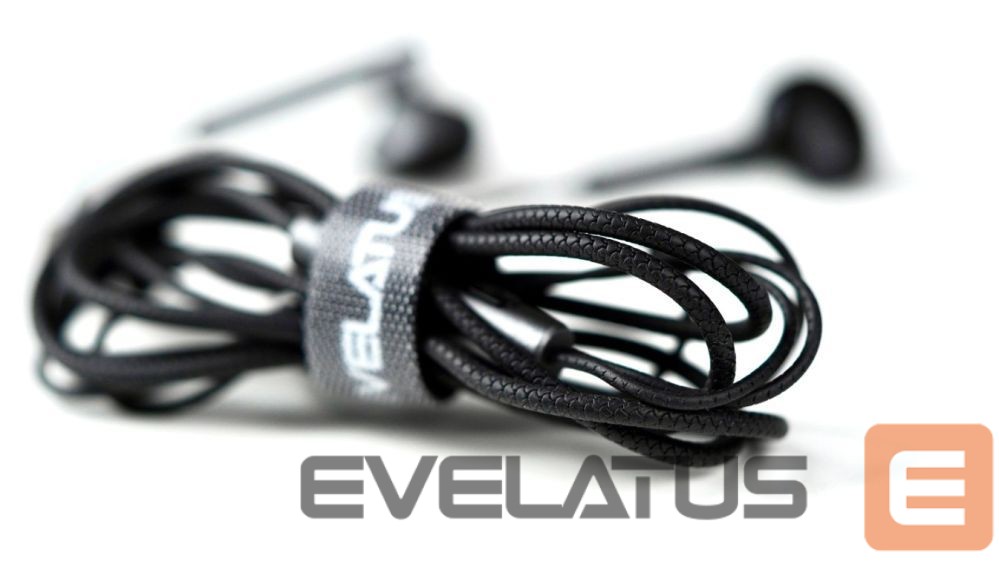 Vadu austiņas Evelatus Crystal Clear Audio headphones with 3.5 mm jack with microphone CCA-3.5BL Black