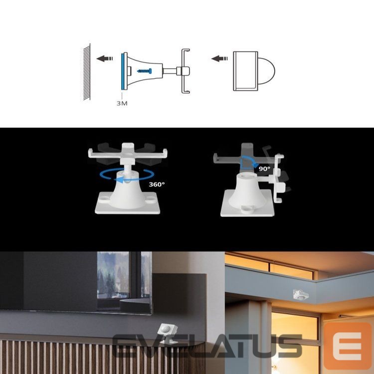 Viedierīce Sonoff Sonoff stand self-adhesive holder for ZigBee motion sensor