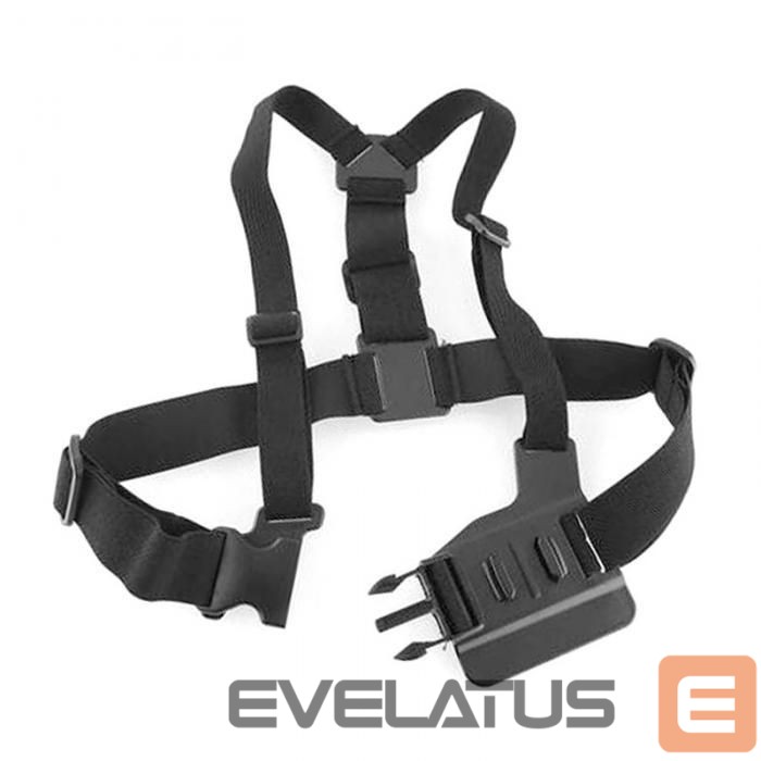 Foto un video aksesuārs Hurtel Chest Mount - Chest Harness for GoPro SJCAM Sports Cameras - Black