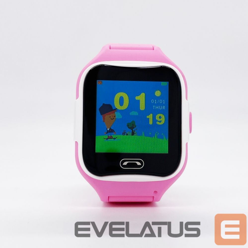 Viedpulksteni iLike Kids GPS Watch IWH01PK Pink