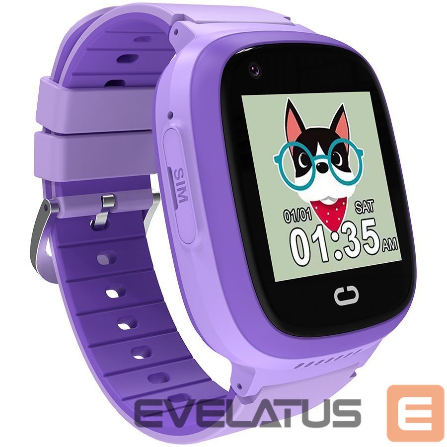 Viedpulksteni Canyon CANYON kids watch Sunny KW-48 Video 4G GPS Games&Music Violet