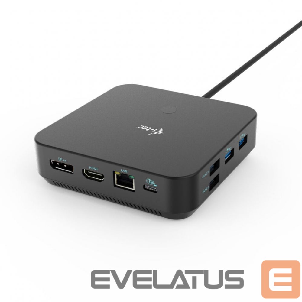 Datortehnikas aksesuāri I-TEC I-TEC USB-C HDMI Dual DP Docking Station