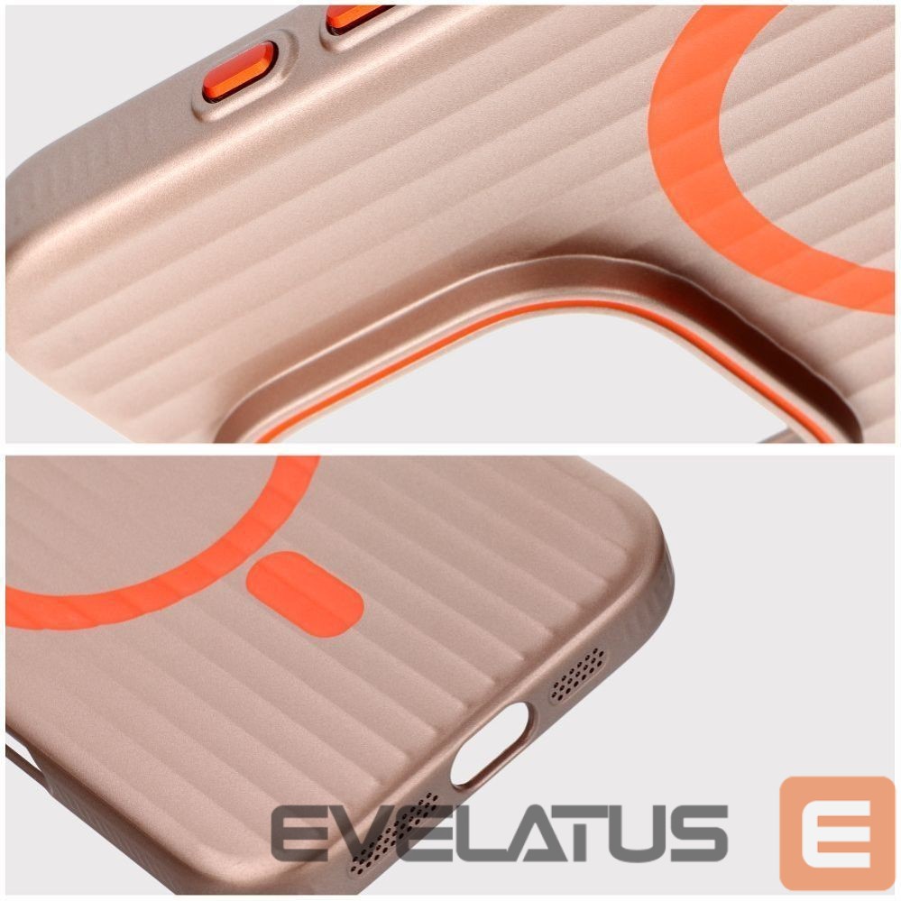 Aizmugurējais vāciņš OEM - Case for iPhone 15 PRO MAX Simply compatible with MagSafe titanium desert