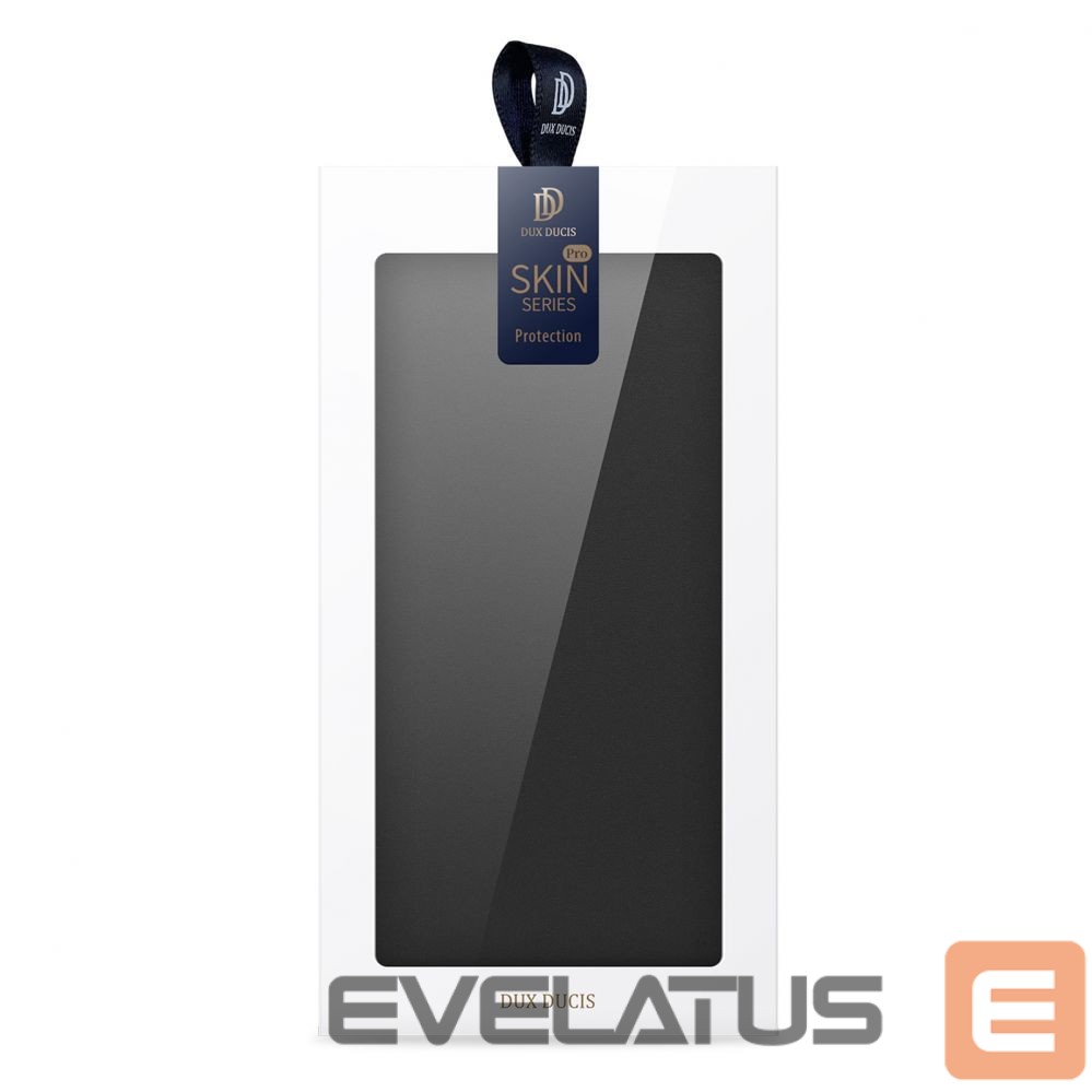 Aizmugurējais vāciņš Dux Ducis Dux Ducis Skin Pro Case For Realme 10 5G / Realme 9i 5G Cover Flip Card Wallet Stand Black