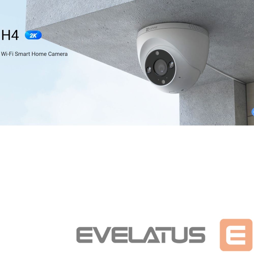 IP kameras EZVIZ Ezviz H4 CS-H4 3MP 2K Outdoor IP67 Smart Home security camera MicroSD / Night vision White