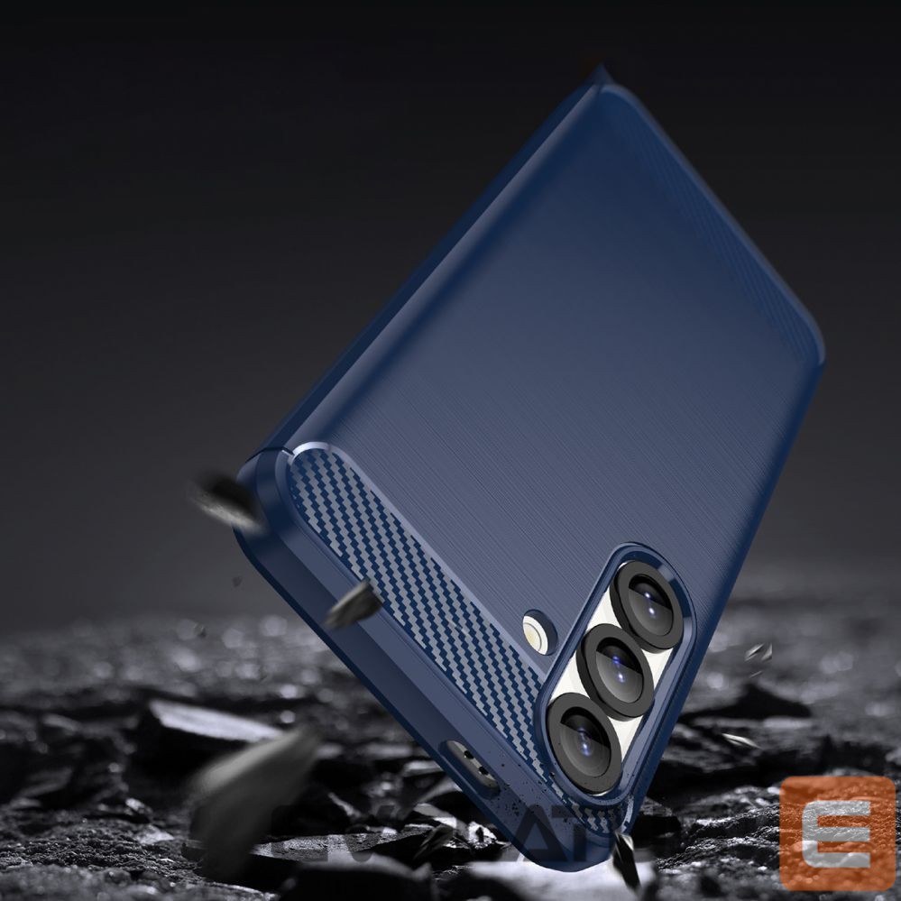 Aizmugurējais vāciņš Hurtel Carbon Case for iPhone 16e - Blue