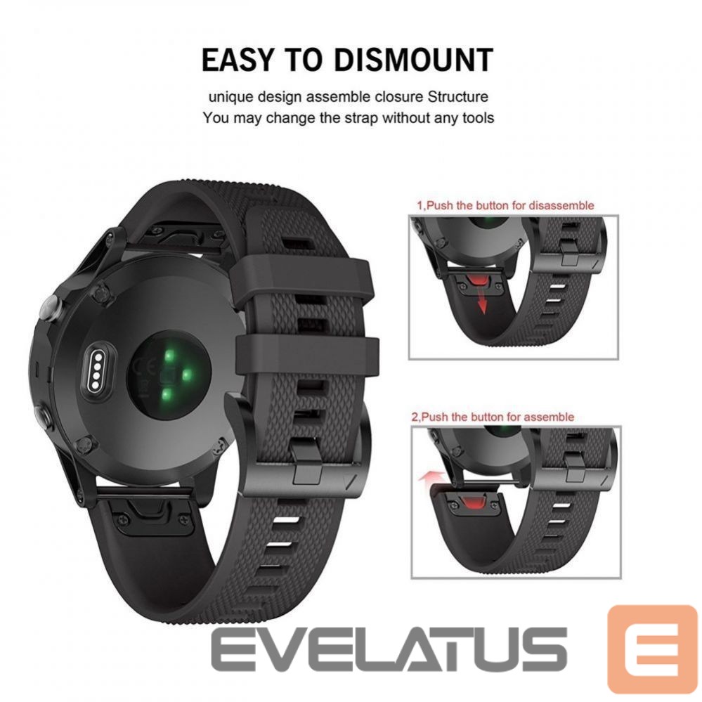 Siksniņa Tech-Protect Tech-Protect Smooth case for Garmin Fenix 5 / 6 / 6 Pro / 7 - black
