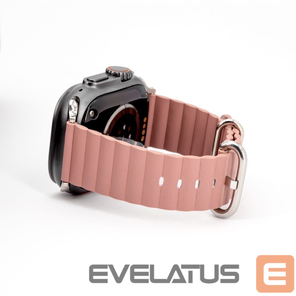 Siksniņa Connect Watch 42/44/45mm Marine leather Watch Strap Smoky Purple
