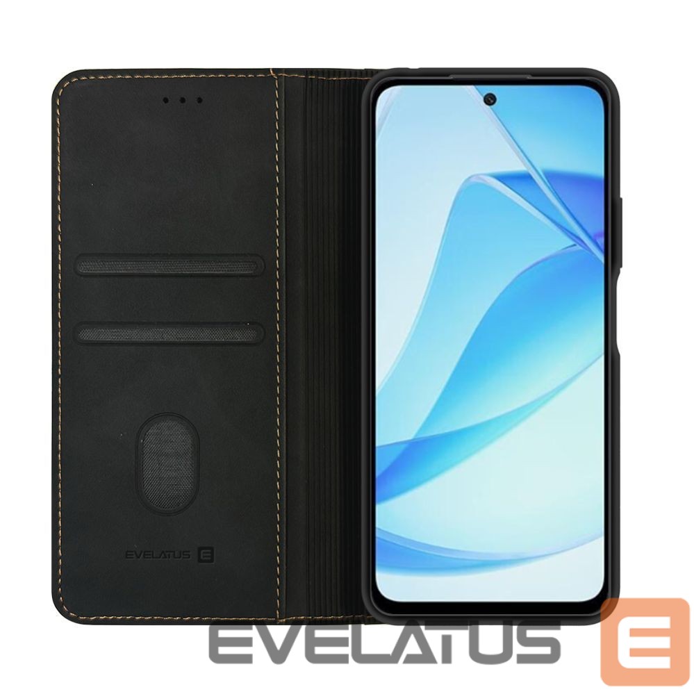 Atveramie maciņi Evelatus Xiaomi Redmi 15 4G Book Case Folio Black