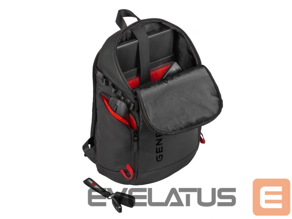 Portatīvo datoru soma Genesis Pallad 420 | Fits up to size 15.6 " | Laptop Backpack | Black | Waterproof