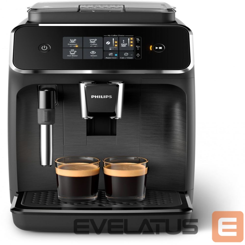 Cita mazā sadzīves tehnika Philips Coffee Maker | EP2220/10 | Pump pressure 15 bar | Built-in milk frother | Fully automatic | 1500 W | Black