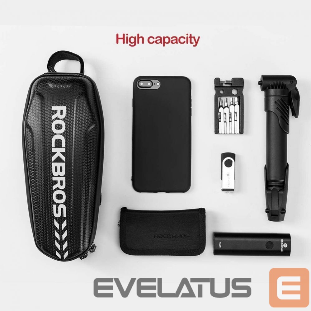 Piederums velosipēdiem Rockbros Rockbros B60 waterproof bicycle bag for frame - black