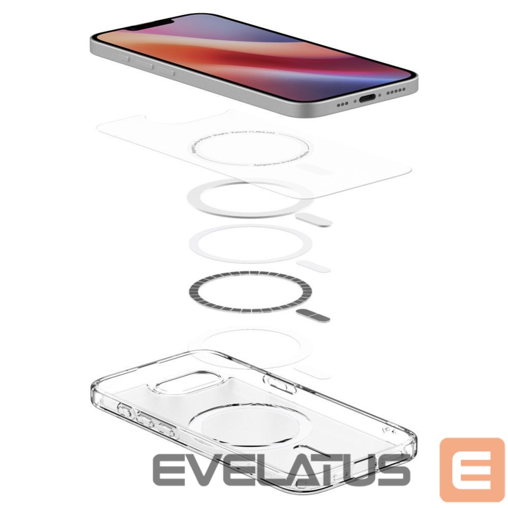 Aizmugurējais vāciņš Spigen Spigen Ultra Hybrid MagSafe iPhone 16e Case - White, Translucent